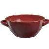 rosso Novità Home MEDITERRANEO Ciotola zuppa con manici 20x15x7cm rosso
