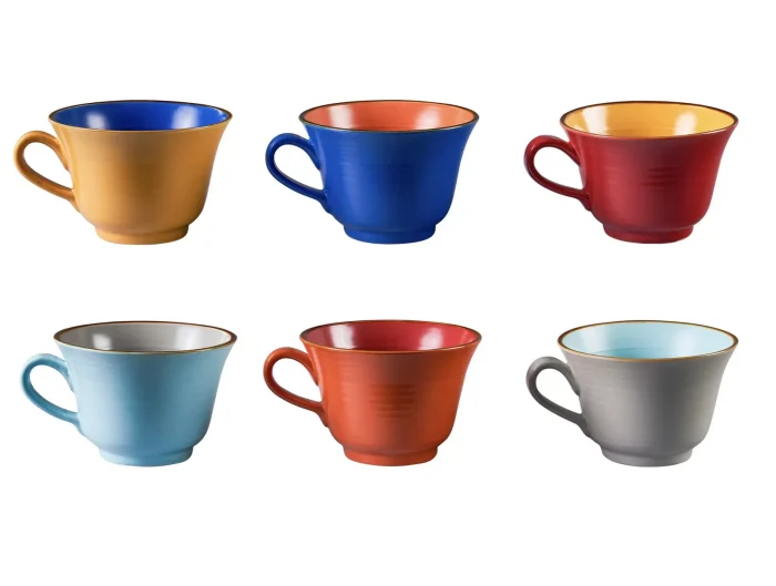 tazza colazione Novità Home MEDITERRANEO Tazza colazione 13x13x20cm colori assortiti