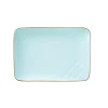 Novità Home MEDITERRANEO Piatto rettangolare 27x19,5x2cm turchese