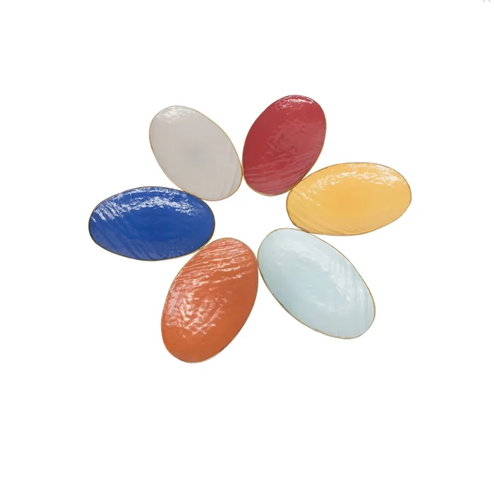 vassoio ovale Novità Home MEDITERRANEO Vassoio ovale 35x21x5cm colori assortiti