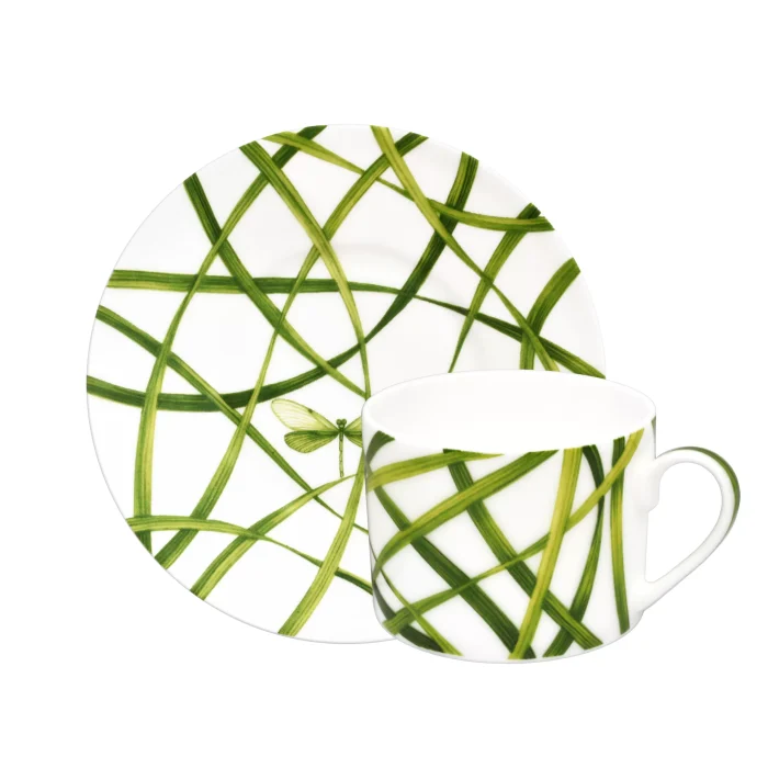 Taitù LIFE IN GREEN Tazza tè/cappuccino con piattino