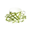 Taitù LIFE IN GREEN Tazza tè/cappuccino con piattino