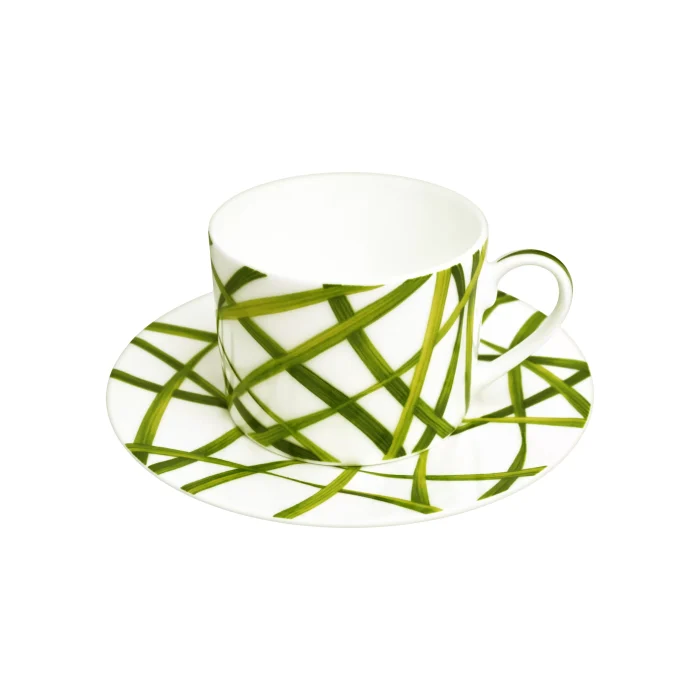 Taitù LIFE IN GREEN Tazza tè/cappuccino con piattino