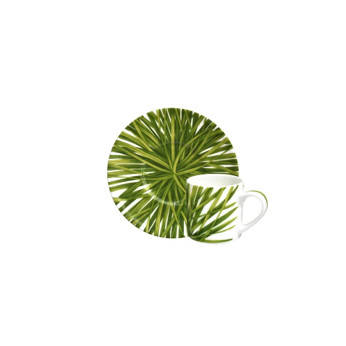 Taitù LIFE IN GREEN Tazza espresso con piattino