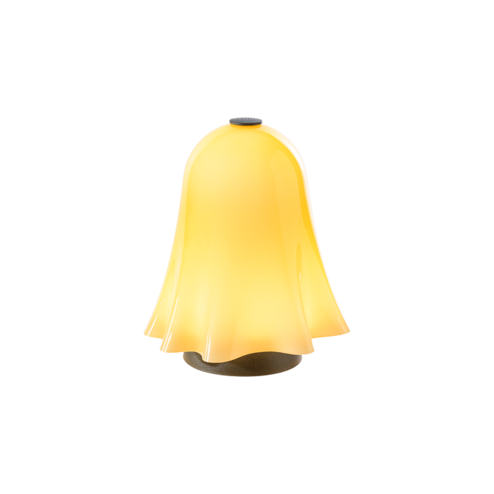 FANTASMINO Lampada 847.60 ø14 h18 - ambra interno lattimo ambra interno lattimo