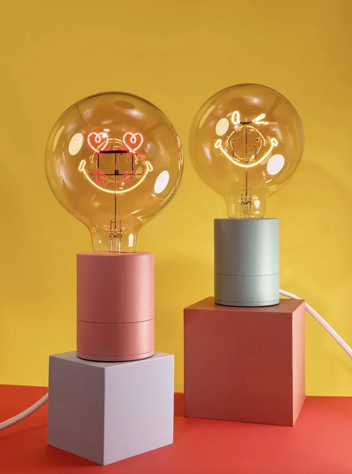 MITB Porta Lampada Da Tavolo Pop Turchese non dimmerabile