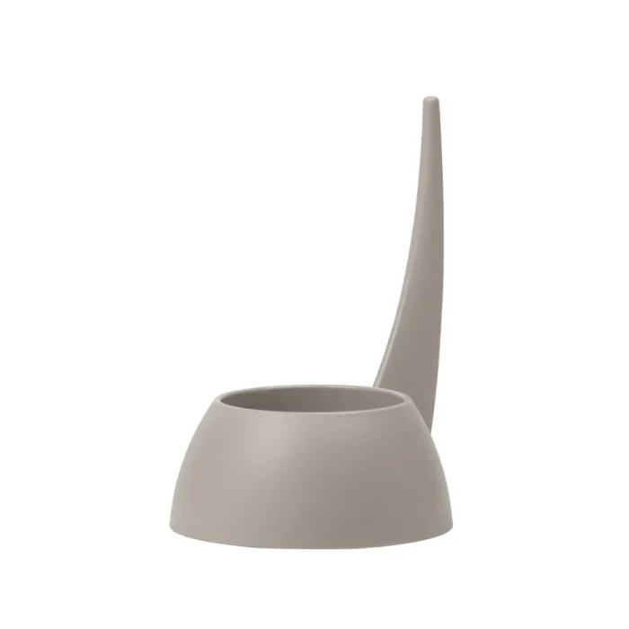 EA0102TO United Pets Ciotola Tail in polipropilene media 750cc tortora