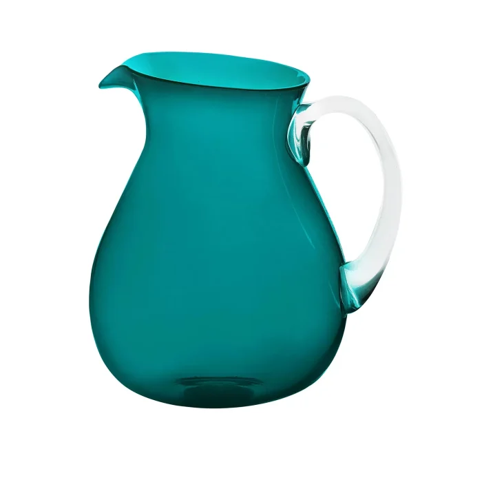 Memento SYNTH Pitcher caraffa con manico - blu petrolio