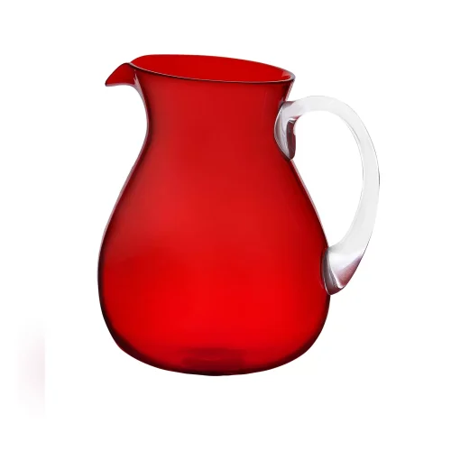 Memento SYNTH Pitcher caraffa con manico - rosso