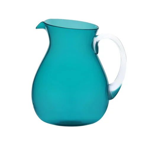 Memento SYNTH Pitcher caraffa con manico - turchese