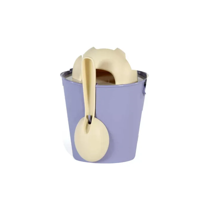 United Pets Crock secchiello porta crocchette cane avorio/lilla