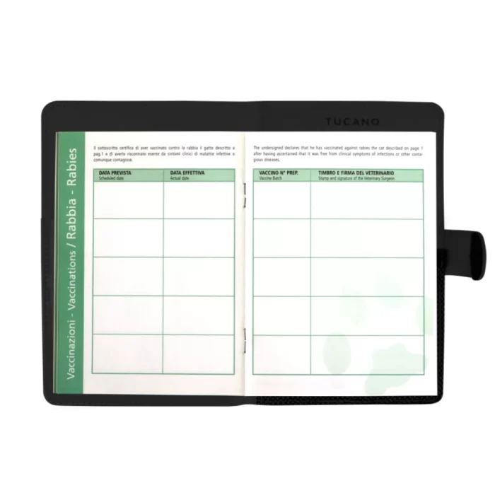 United Pets Passport Case ECO portadocumenti in PET nero
