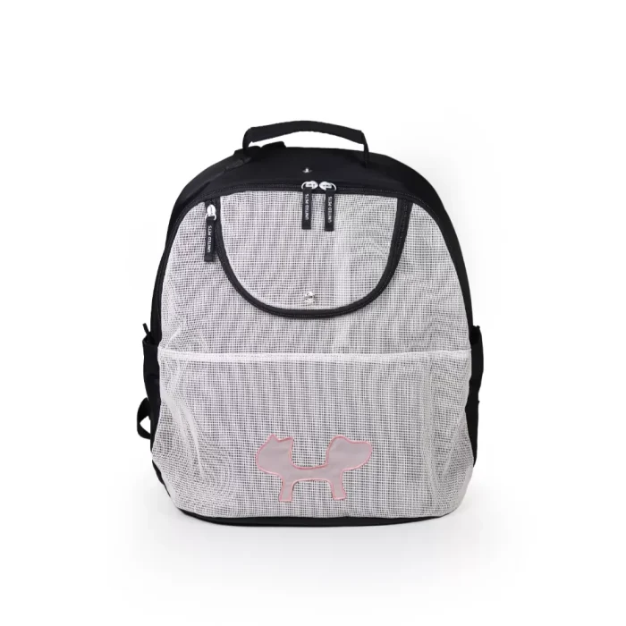 United Pets Urban Pet Reverse Backpack ECO zaino per cani in rPET nero/rosa