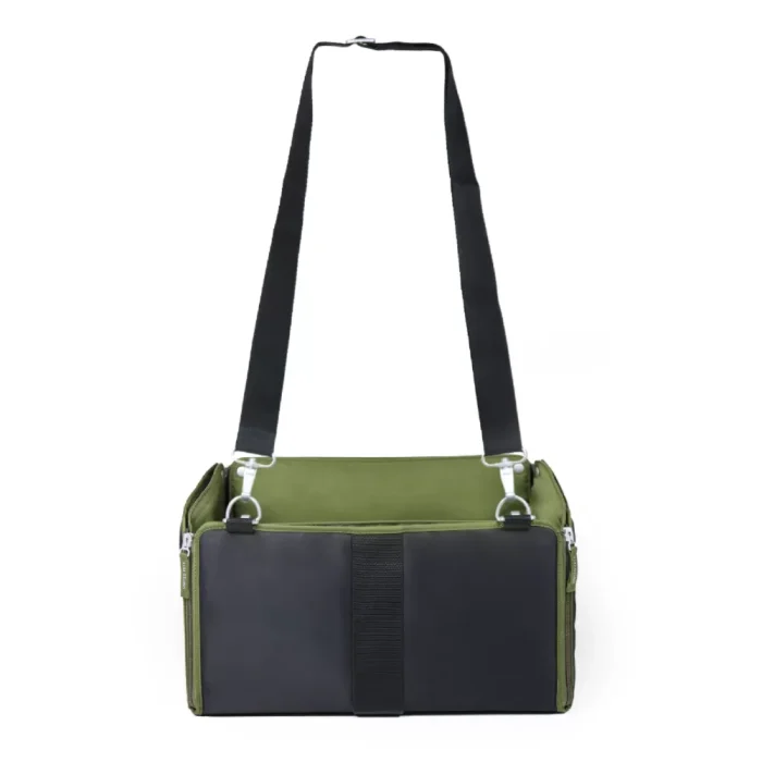 United Pets Urban Pet Car Box ECO Scatola portacani per auto in rPET nero/verde