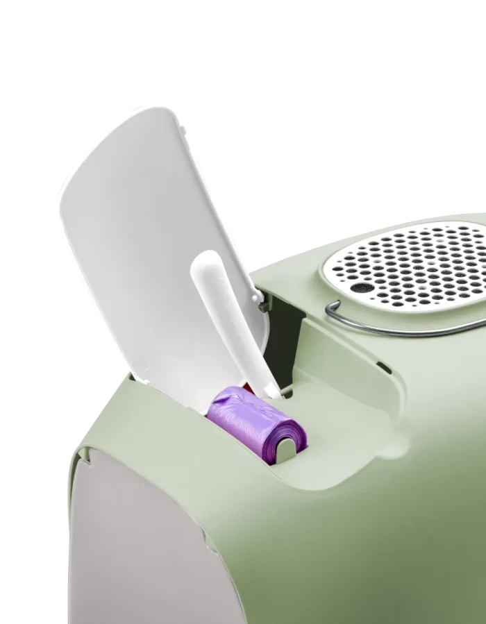 United Pets Minù vaschetta igienica coperta verde/bianca