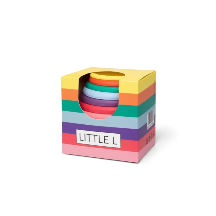 Little L set 7 coppette silicone multicolor