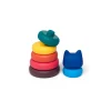 LL022-001_2 Little L gioco scomponibile silicone torre impilabile con gatto colori vivi
