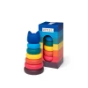 LL022-001_3 Little L gioco scomponibile silicone torre impilabile con gatto colori vivi