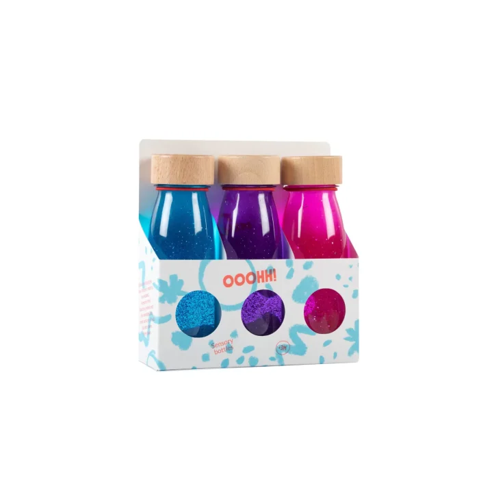 Petit Boum set 3 bottiglie sensoriali Magic