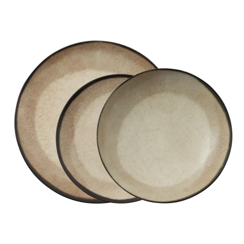 Arthur Krupp Shade Matt Earth Set Piatti Per 4 Persone / 12 Pezzi