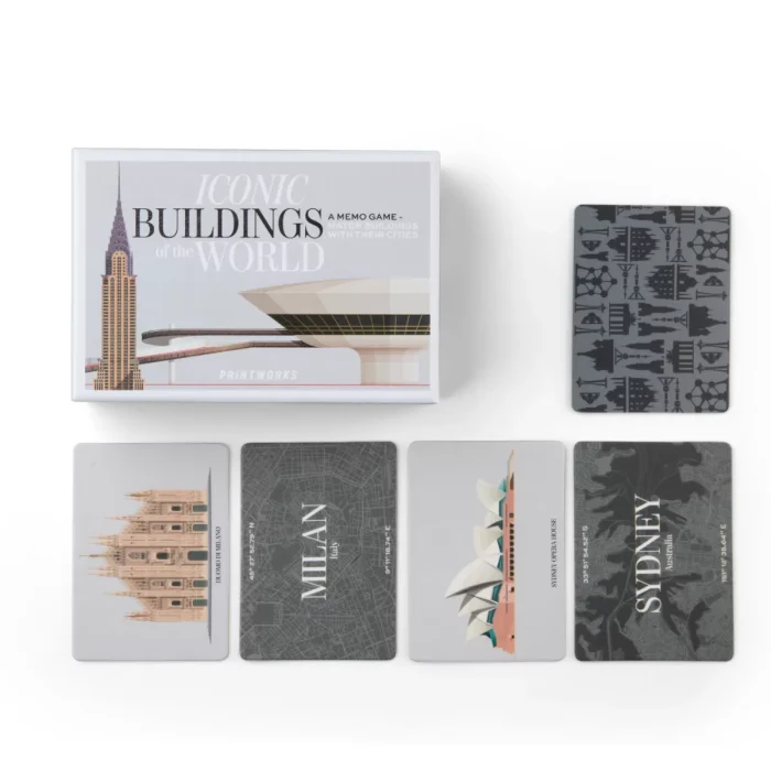Printworks MEMORY GAME "ICONC BUILDINGS" gioco