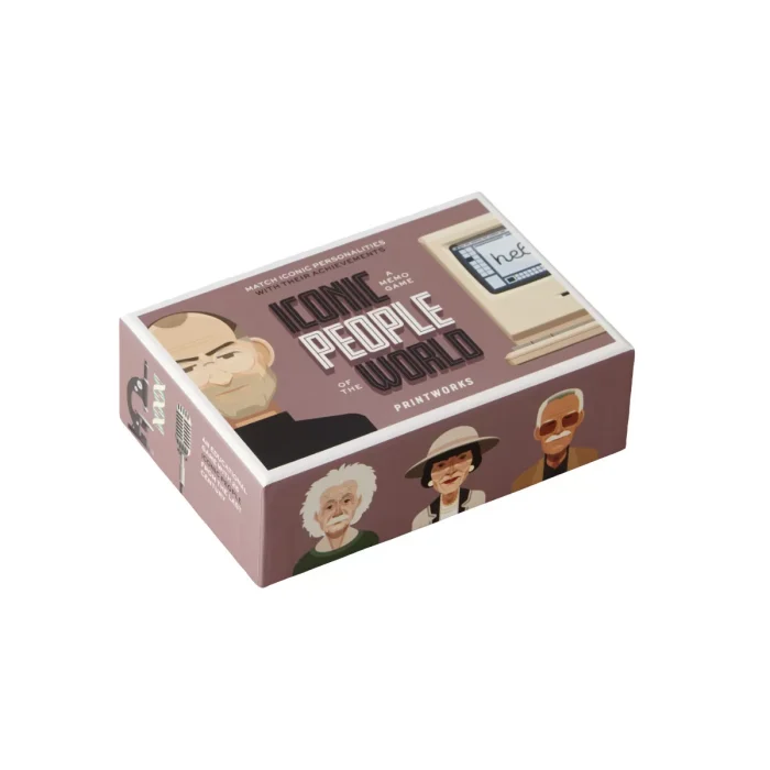 Printworks MEMORY GAME "ICONIC PEOPLE" gioco