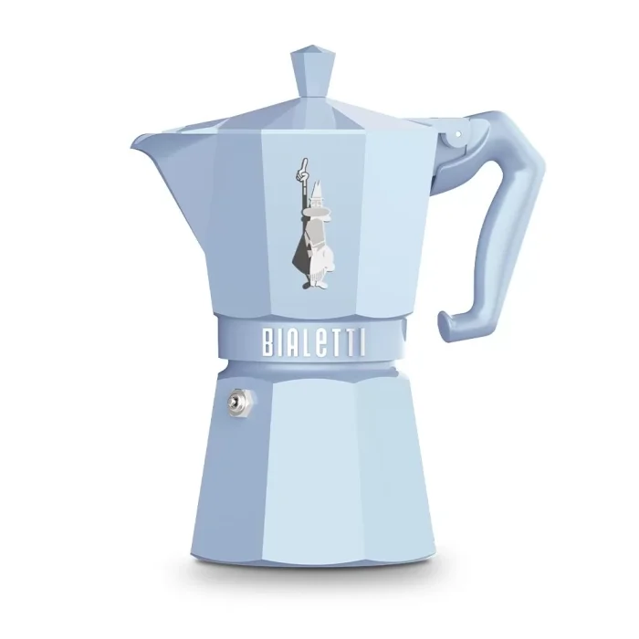 Bialetti EXCLUSIVE Moka 6 tazze - light blue