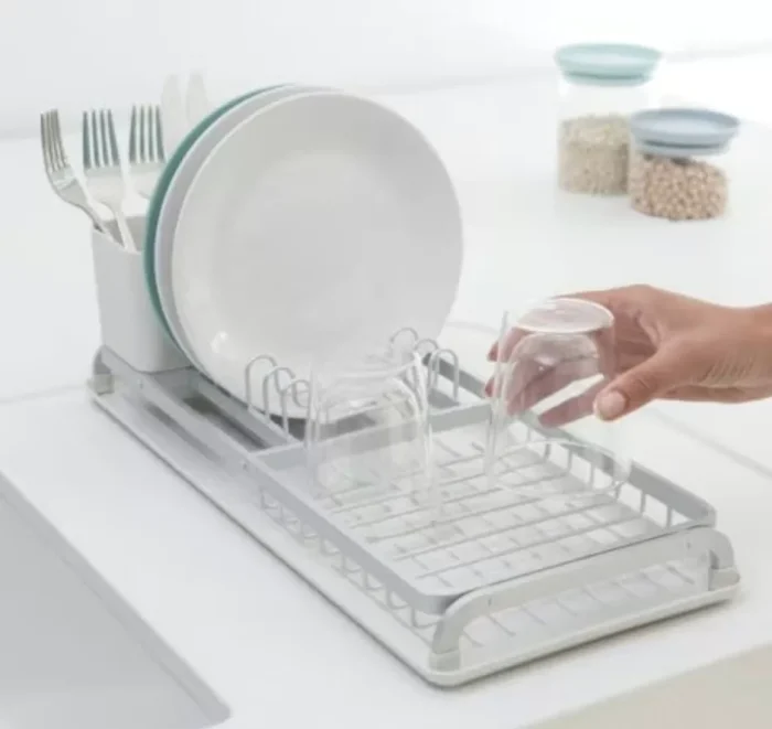 Brabantia COMPACT Scolapiatti - light grey