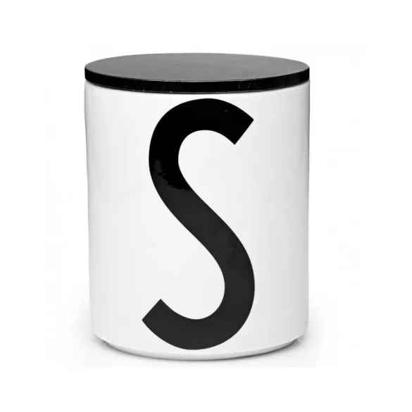 Design Letters Tappo in legno a chiusura ermetica per tazza - Nero