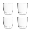 BODUM KVADRANT SET 4 TUMBLER 35CL Bodum Kvadrant Set 4 bicchieri vetro borosilicato acqua 35cl
