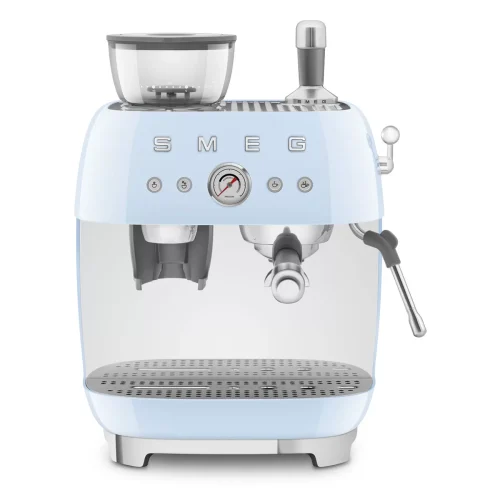 Smeg Macchina da caffè espresso con macinacaffè integrato EGF03 - azzurro