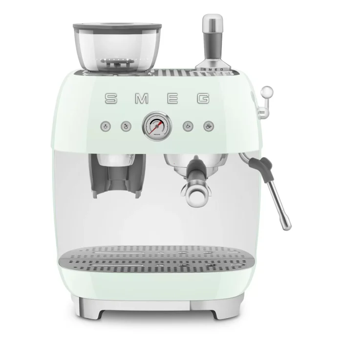 Smeg Macchina da caffè espresso con macinacaffè integrato EGF03 - verde pastello