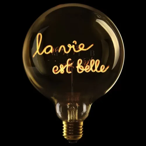 MITB Lampadina La vie est belle