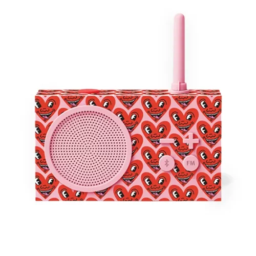 Lexon lim. ed. Keith Haring Tykho 3 Heart pink