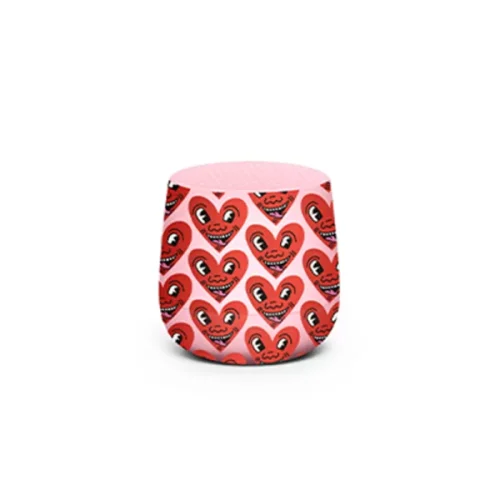 Lexon lim. ed. Keith Haring Mino+ Heart pink