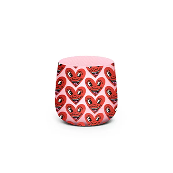 Lexon lim. ed. Keith Haring Mino+ Heart pink