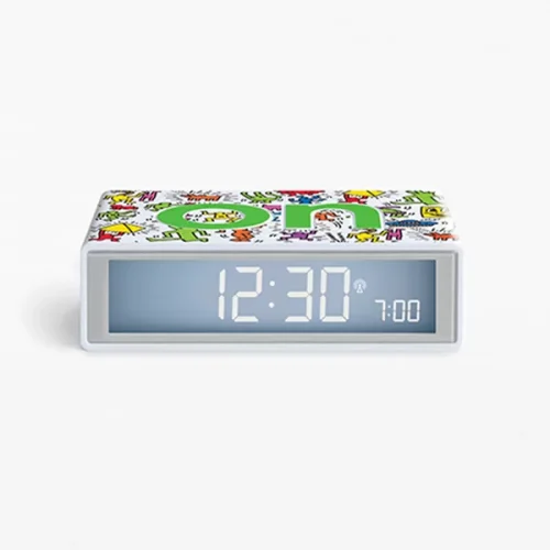 Lexon lim. ed. Keith Haring Flip+ Happy white
