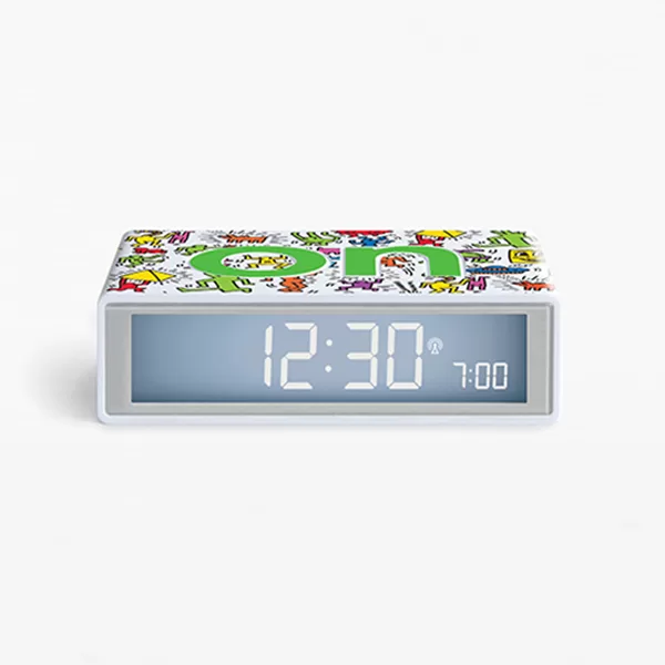 Lexon lim. ed. Keith Haring Flip+ Happy white