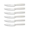 Berti Coltellerie Chianino Set 6 coltelli da tavola - manico bianco