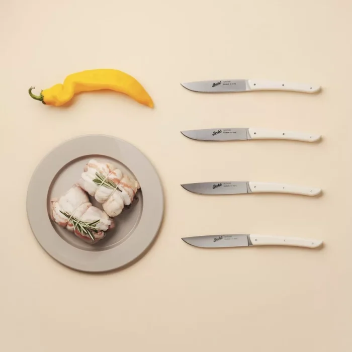 Berkel COLOR Set 4 coltelli bistecca - crema