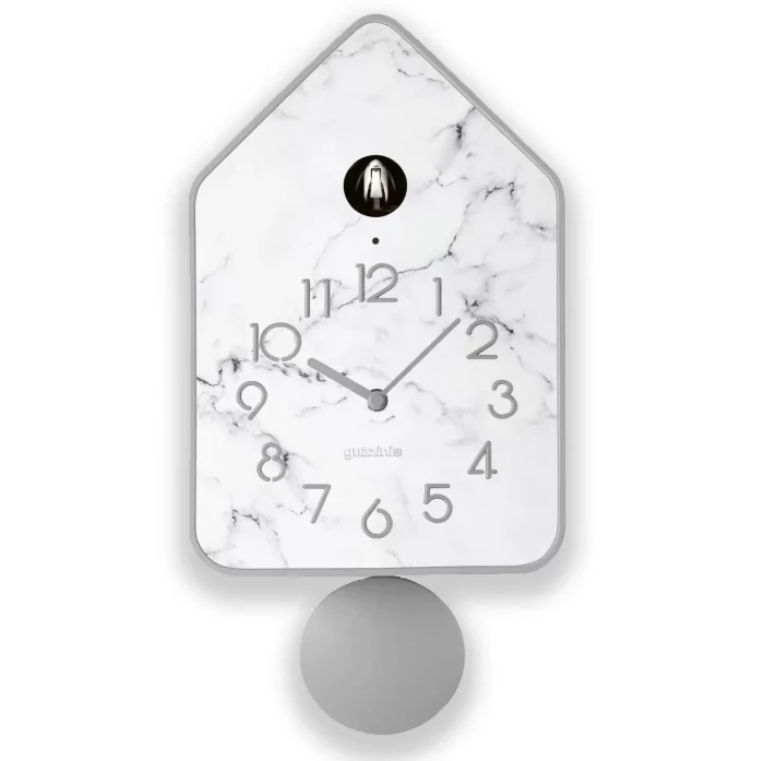 Guzzini QQ-UP Orologio da parete con pendolo - Marmo