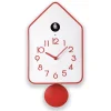 Guzzini QQ-UP Orologio da parete con pendolo - Rosso