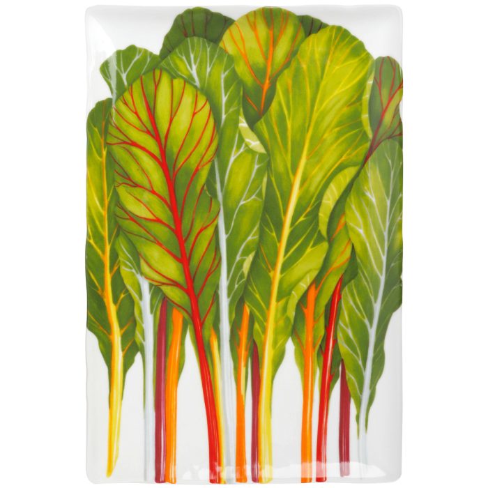 Taitù DIETA MEDITERRANEA ERBETTE Piatto portata rettangolare 33x22cm