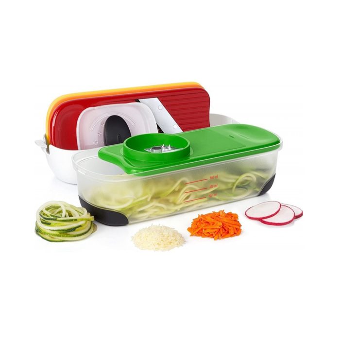 set-completo-di-affetta-verdure-grattugie-e-spiralizzatore-oxo-01 Oxo Good Grips Set spiralatore, affettaverdure e grattugie