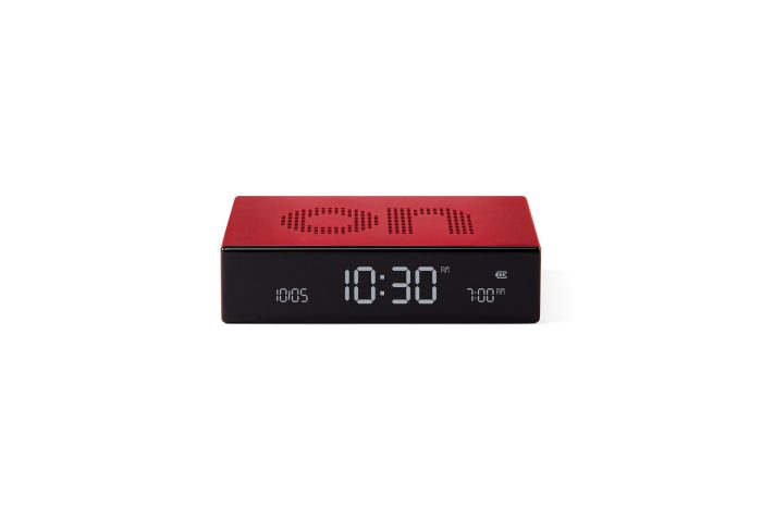 Lexon FLIP PREMIUM Sveglia ON-OFF - rosso