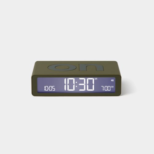 Lexon FLIP Sveglia ON-OFF - khaki
