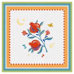 Le Jacquard Français Slow Life Mini Tovaglietta antimacchia carbone