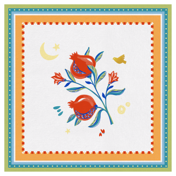 Baci Milano Mamma Mia Tovaglietta Antimacchia Quadra Fragole 38X38 Cm