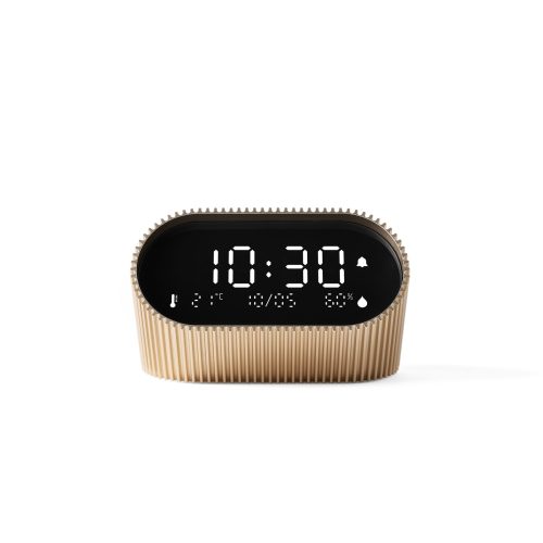 Lexon RAY Orologio - sveglia - umidità - temperatura - oro