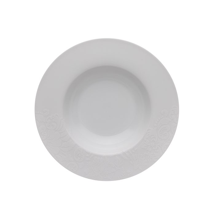 Galbiati White Arabesque Piatto Fondo Ø 23 Cm